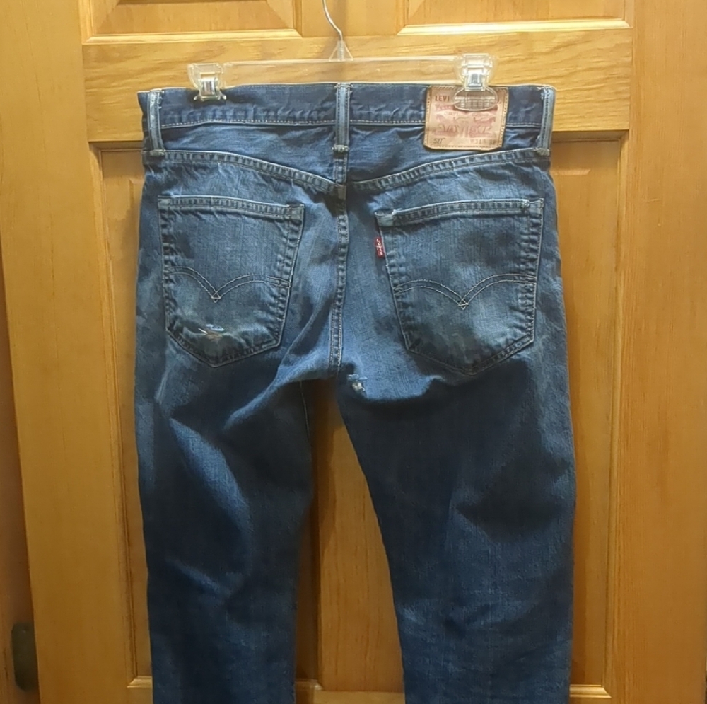 Levi's Men's Dark Blue Straight-Leg Jeans